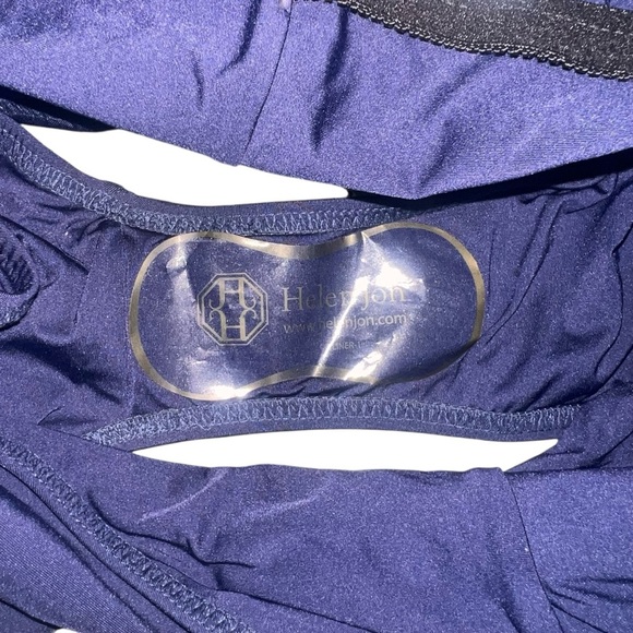 NWT Draper James x Helen Jon Collab Sisterhood Nassau Blue One-Piece Swimsuit M - Picture 4 of 8